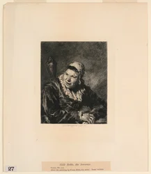 Hille Bobbe, la strega, da "Incisioni di quadri nel Metropolitan Museum, New York"