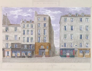 Dal n.28 al n.34 rue du Four, Parigi, Francia, 1893