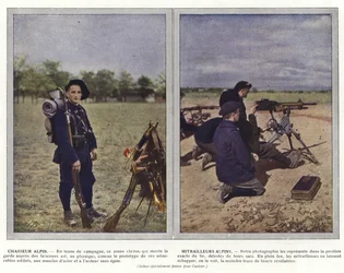 Chasseur Alpin, Mitrailleurs Alpins