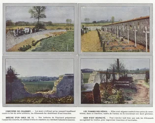 Cimitero di Chambry, Le Tombe degli Eroi, Breccia di un Obice da 75, Nulla è Rispetto