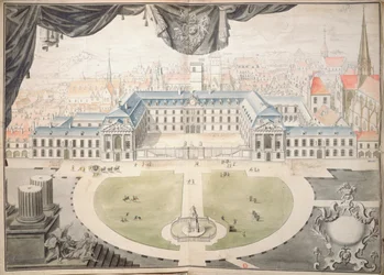 Progetto per il restauro del Palazzo dei Duchi di Borgogna a Digione, 1698