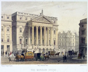 Esterno della Mansion House, Londra
