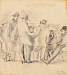 Gruppo di uomini, New York