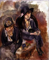 Hermine David e un Amico