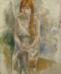 Modello seduto; Modele Assis