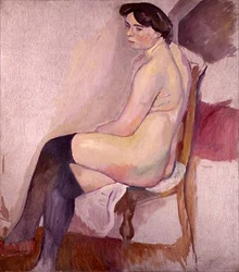 Nudo con Calze Nere, c.1906
