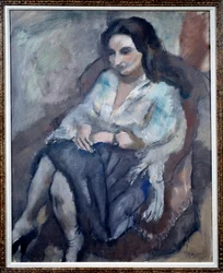 Ritratto di Andrée. Ritratto di una donna seduta