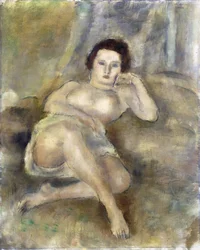 Ragazza sdraiata, 1925