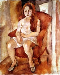 Donna seduta