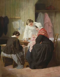 Donne che cuciono