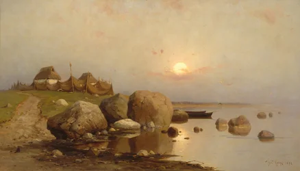 Un villaggio di pescatori, 1892