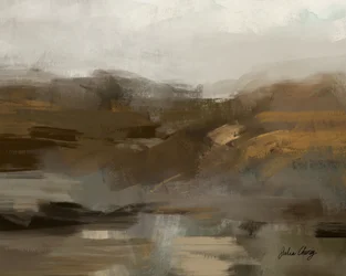 Paesaggio delle Montagne Nebbiose