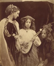 Gruppo di menestrelli, 1867 (foto)