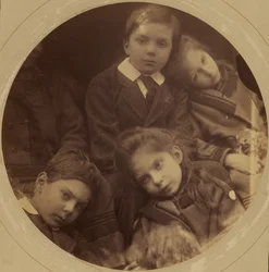 [Figli di Charles Loyd Norman e Julia Cameron Norman: George, Archie, Charlotte e Adeline].