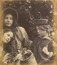 Elizabeth Keown, Kate Keown e Freddy Gould, c. 1866-1868 (foto)