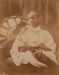 Principe Dejatch Alamayou di Abissinia, c.1868