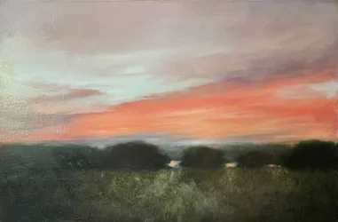 Panorama tramontale dai colori vivaci