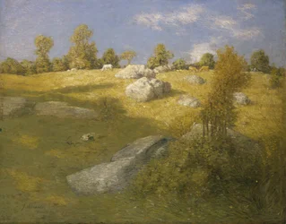 Pascolo in collina, ca. 1905