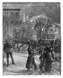 Un allarme notturno, 1886