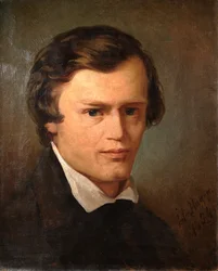 Estone: "Artista H. Ritratto di H. Hartmann"