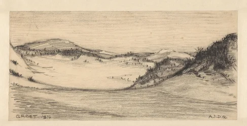 Paesaggio dunale vicino a Groet