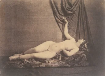 Nudo femminile sdraiato, ca. 1853