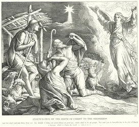 Annunciazione della nascita di Cristo ai pastori (incisione)