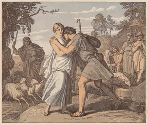 Giacobbe e Rachele al pozzo, Genesi, XXIX