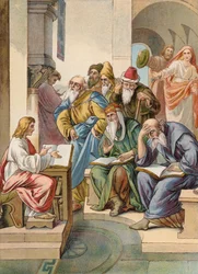 Gesù con gli anziani nel Tempio