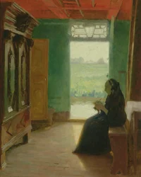 Sala nel vecchio paese, c.1900