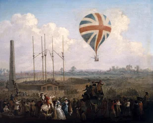 Il nuovo pallone di Mr. Lunardi, 29 giugno 1785