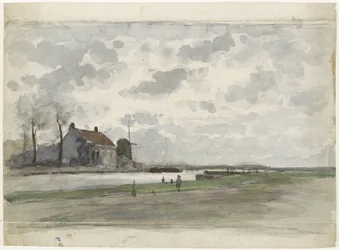 Canale con un mulino