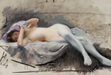 Nudo reclinato