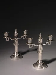Candelabro, ditta di Peter Carl Fabergé