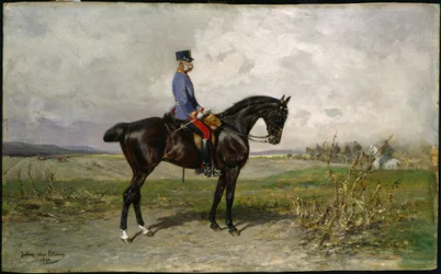 Franz Joseph, ritratto equestre / Blaas