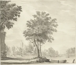 Veduta di un villaggio