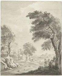 Paesaggio con strada