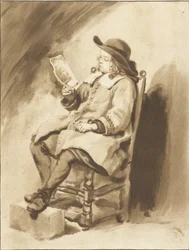Giovane che legge
