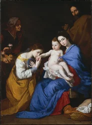 La Sacra Famiglia con Sant