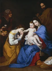 La Sacra Famiglia con Santi Anna e Caterina d