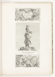 Libri di Ornamenti Inventati e Disegnati da J.A. Meissonnier Architetto, Disegnatore della Camera e del Gabinetto del Re, tav. 20 in Oeuvres de Juste-Aurèle Meissonnier