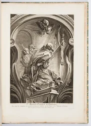 St. Aignan Vescovo di Orleans, tavola 111, in Oeuvres de Juste-Aurèle Meissonnier (Opere di Juste-Aurèle Meissonnier)