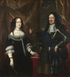 Doppio ritratto del Granduca Ferdinando II di Toscana e sua moglie Vittoria della Rovere, anni 1660