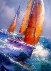 Vela oceanica dinamica
