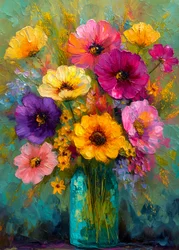 Bouquet floreale dai colori vivaci