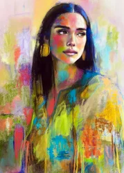 Ritratto di una donna piena di vita