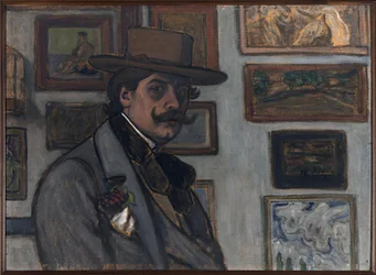 Autoritratto con cappello marrone, 1897