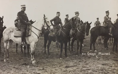 Album Jack Bosio - Campagna di guerra 1917-1920: Missione militare in Polonia (Varsavia - Posen) marzo-aprile 1919, una batteria a cavallo a Posen (Poznan)