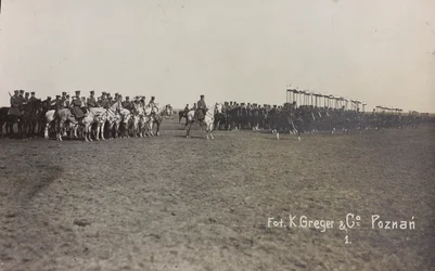 Album "Jack Bosio - Campagna di guerra 1917-1920": Missione militare in Polonia (Varsavia - Posen) marzo-aprile 1919, una batteria a cavallo a Posen (Poznan)