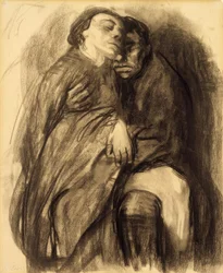 K. Kollwitz, Coppia di amanti